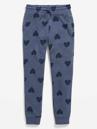 Printed Vintage High-Waisted Jogger Sweatpants for Girls | Old Navy (US)