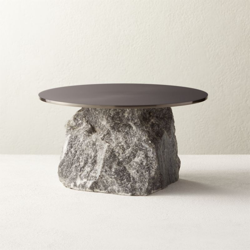 Hubbard Small Marble Cake Stand | CB2 | CB2