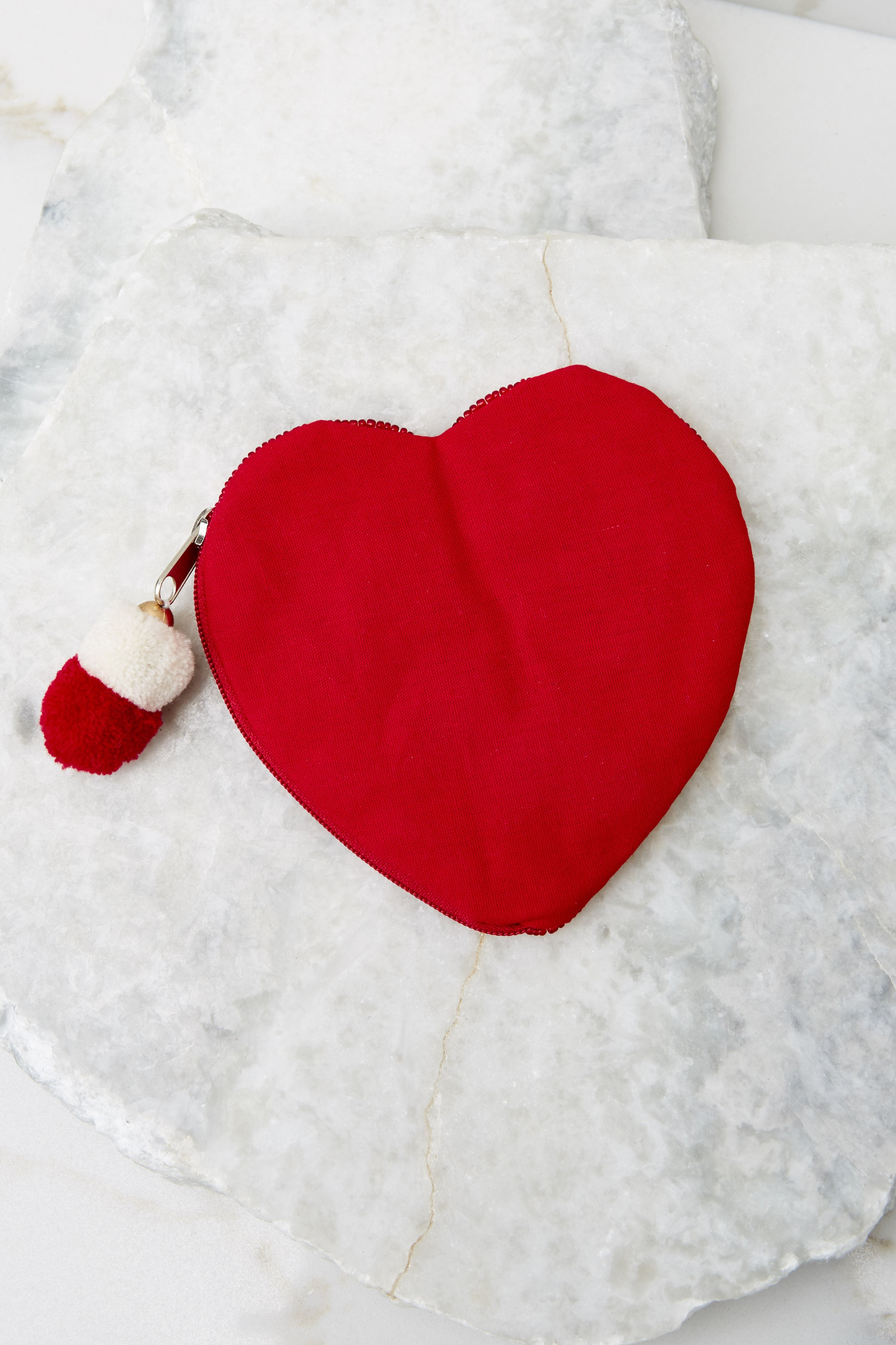 Call Me Cupid Red Beaded Pouch | Red Dress 