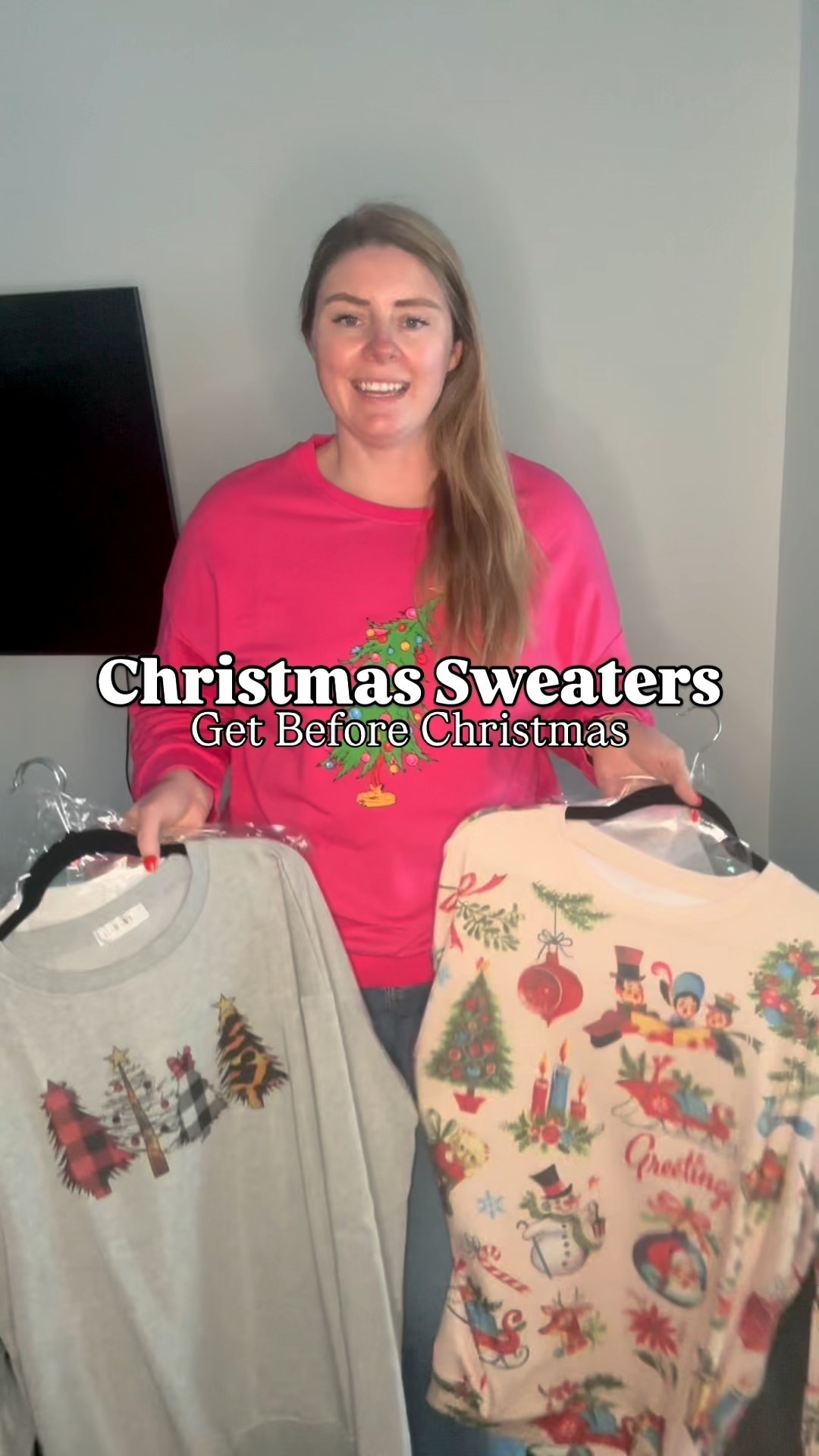 Sweaters for your next gathering over the holidays! 

I’m wearing an XXL in all four sweaters. 

Mid size sweaters, holiday sweaters, Christmas sweaters, affordable fashion 

#LTKFindsUnder50 #LTKMidsize #LTKHoliday