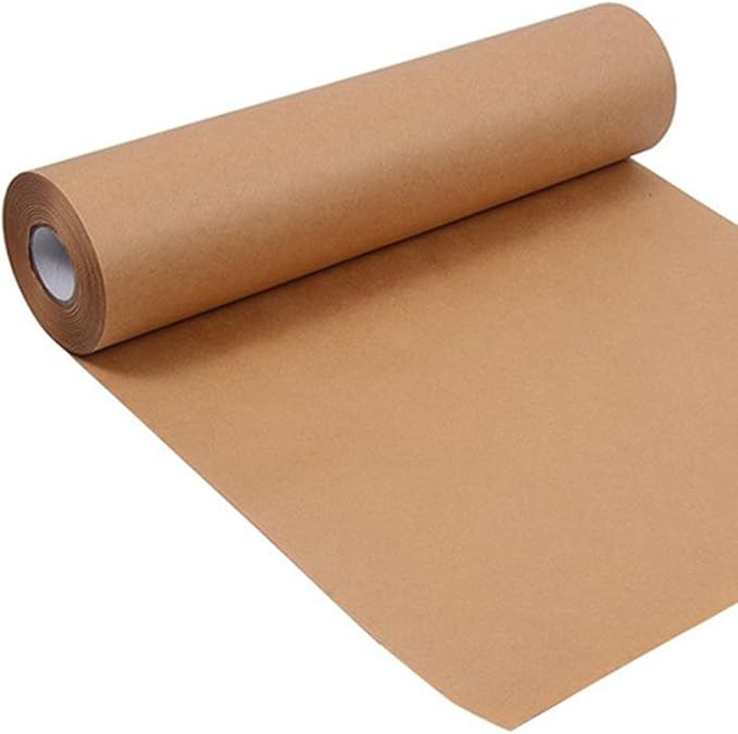 SMART&CASUAL 17.8"×1,200"(100') Brown Kraft Wrapping Paper for Craft Gift Bulletin Board Bouquet... | Amazon (US)