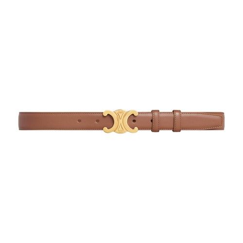Small Triomphe Belt In Triomphe Canvas And Calfskin - CELINE | 24S US