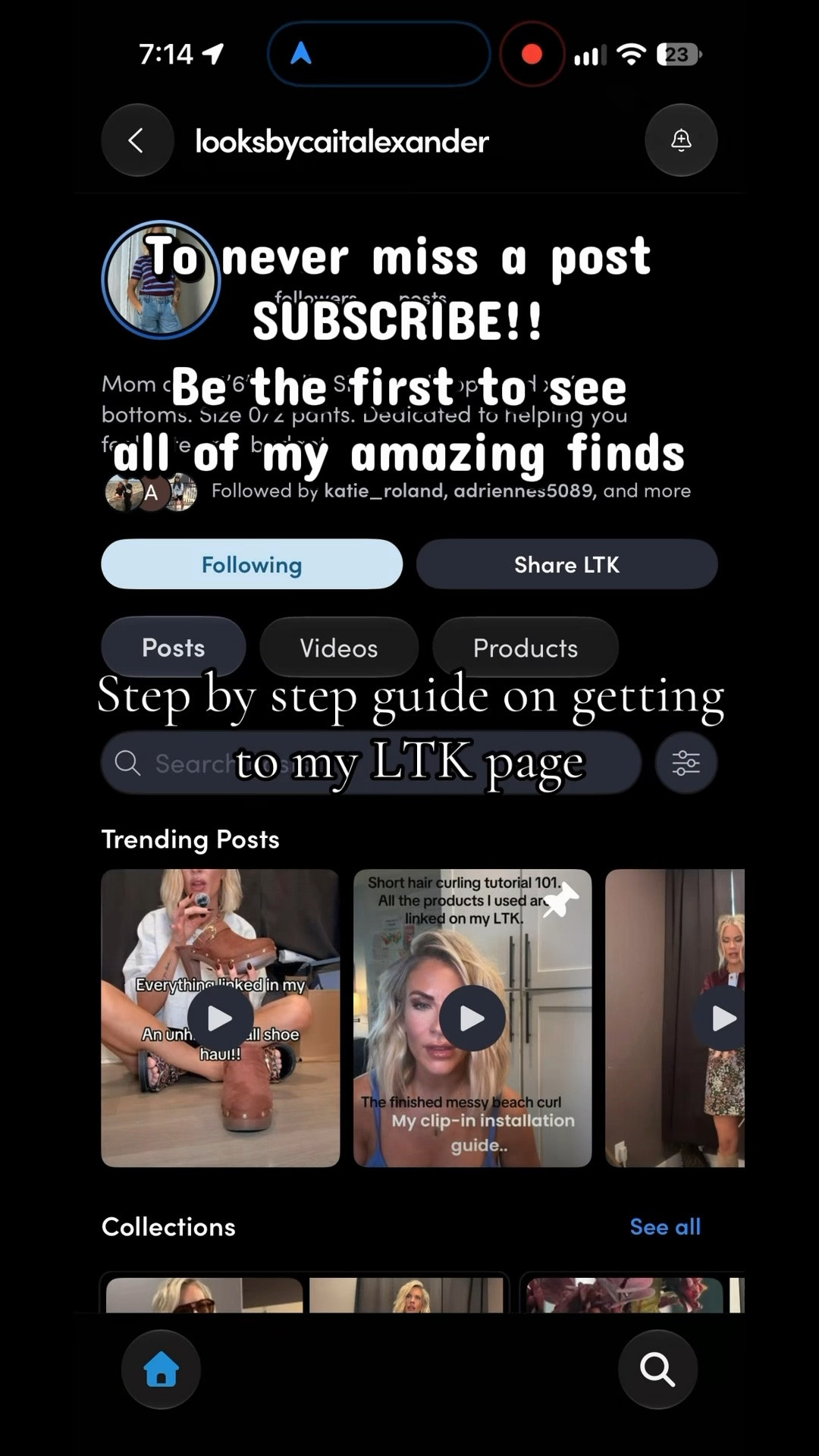 ✨✨Attention ladies!!! (And men as well if you’re shopping for a special lady!✨✨
HERE IS A STEP BY STEP GUIDE ON FOLLOWING AND SUBSCRIBING TO MY LTK PAGE!
It has everything on it. Amazing clothing finds. My skin care routine. How I apply my makeup. How to style your hair. What products I use. Recipes. Fun videos. It is worth the hype. If I do say so myself, of course. 
I hope this was educational for you, and you learned by my little step by step on how to do it. Let me know if you have any questions. 
NOW GO FOLLOW AND SUBSCRIBE!!! Please!!
#ltk #ltkmomlife #ltksalealert #ltkstyle #ltkfall

#LTKvlog #LTKstorytime #LTKdayinmylife