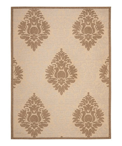 SAFAVIEH Natural & Brown Mila Indoor/Outdoor Rug | Zulily