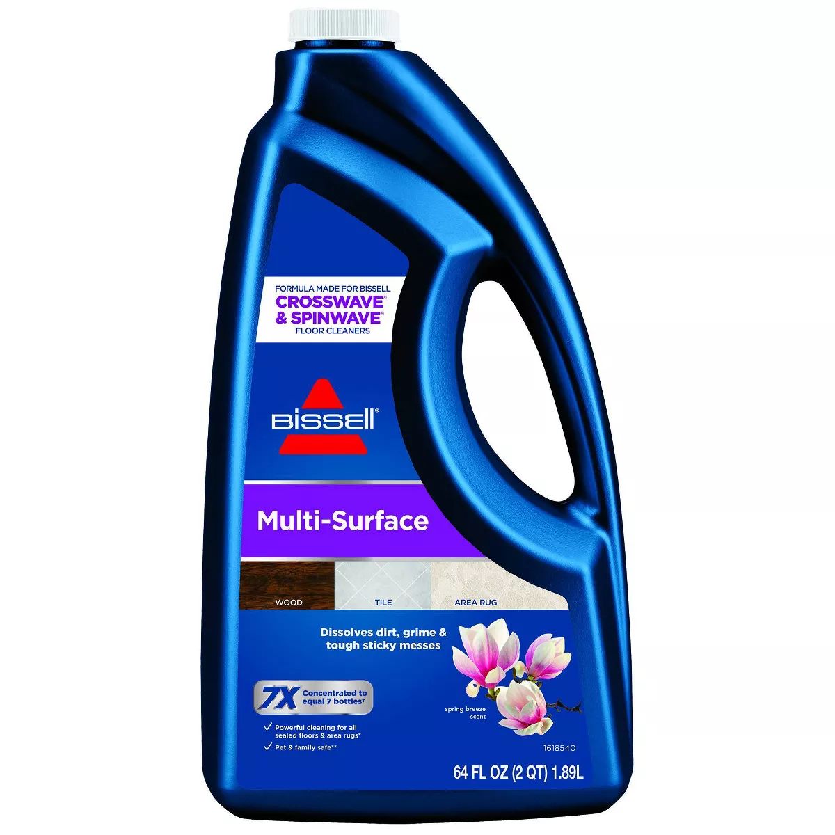 BISSELL 64 oz. CrossWave & SpinWave Multi-Surface Floor Cleaning Formula – 17891 | Target