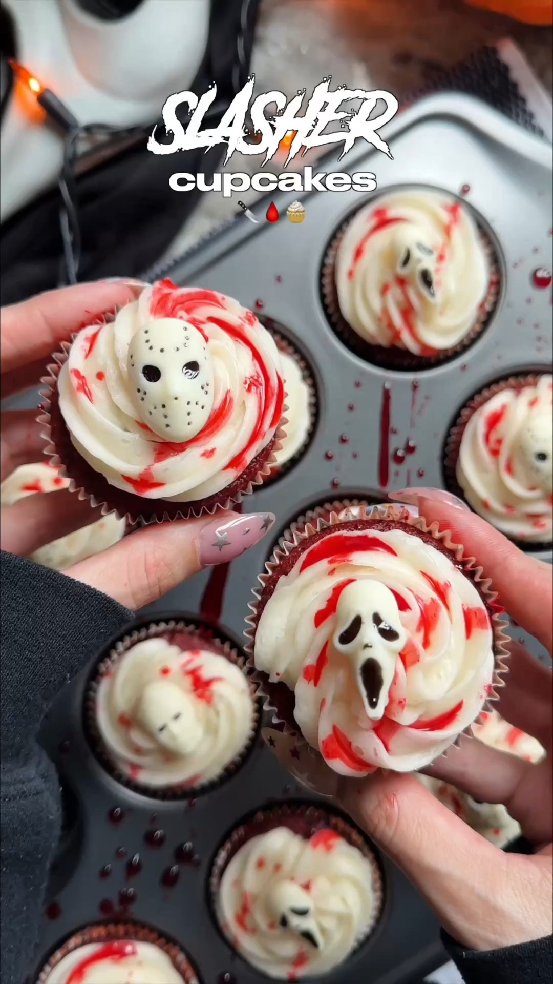 cupcakes, but make them horror 🔪🩸🧁

#LTKfoodie #LTKHome #LTKSeasonal
