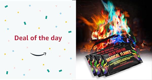 Amazon Deal: Magical Flames Cosmic Fire Color Packets | Amazon (US)