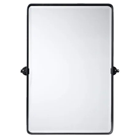 Woodvale Rectangle Metal Wall Mirror | Wayfair North America