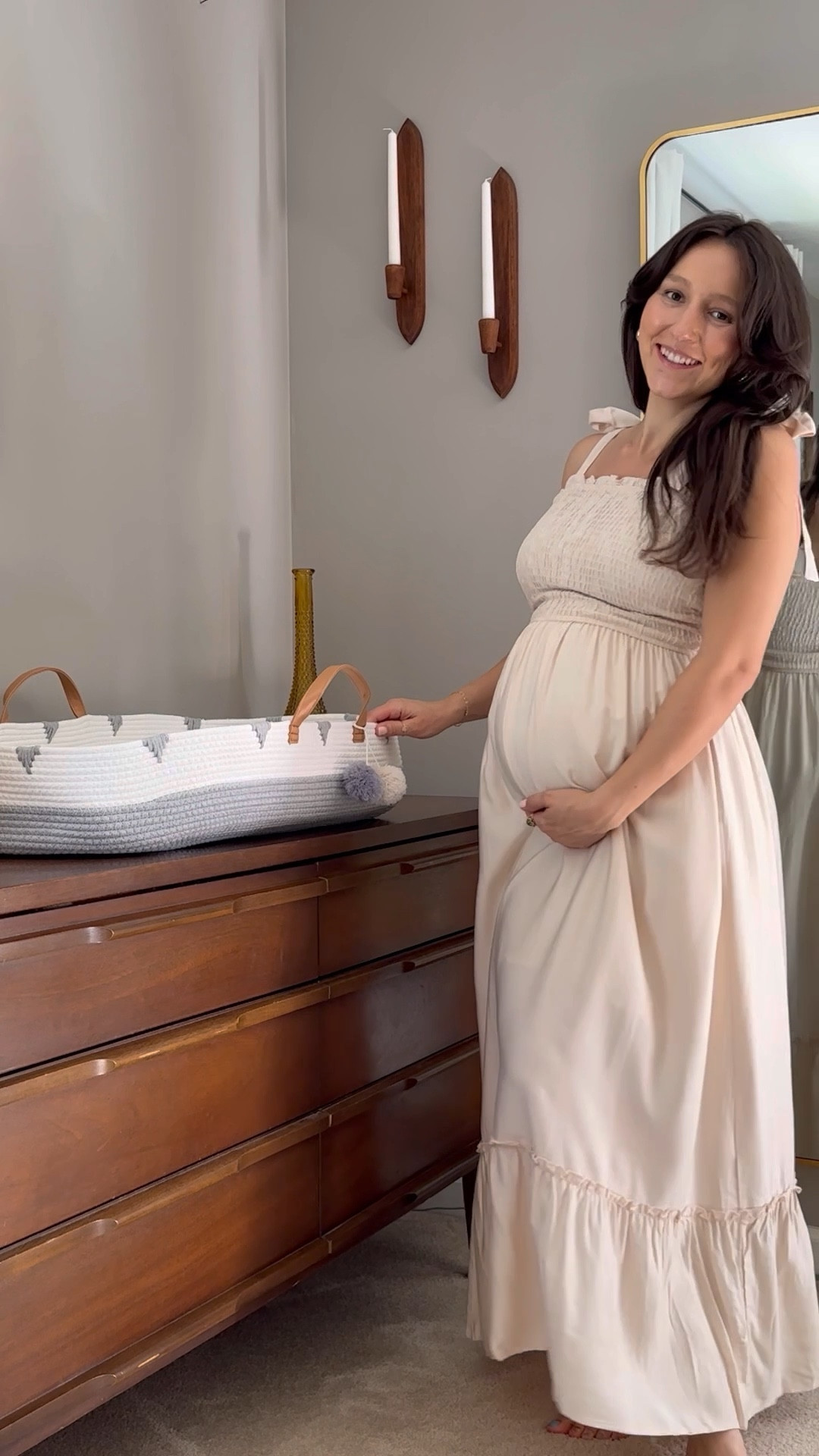 Our nursery is not ready yet, but I’m not worried because this changing pad fits perfectly on the dresser in our bedroom and can be easily moved around the house so that I always have a safe & clean (& cute) spot to change the baby!

The fact that the pad covers are waterproof, removable AND machine washable gives me so much comfort in knowing that it won’t be a hassle to keep this changing pad clean! Which means it won’t be a hassle to keep my baby clean 🥰

SO excited & so thankful to have been sent the Vesta Baby cotton rope changing basket! #ad #vestababy #vestababypartner

Baby, nursery, grwm, bumpdate, spring pregnancy, summer baby, baby girl, bump friendly, baby essentials, baby products

#LTKbaby #LTKbump #LTKhome