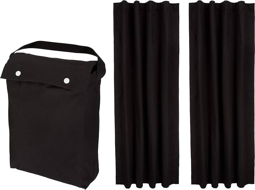 Amazon Basics Portable Energy Saving Noise Reducing Blackout Curtain Shade with Suction Cups, Fit... | Amazon (US)
