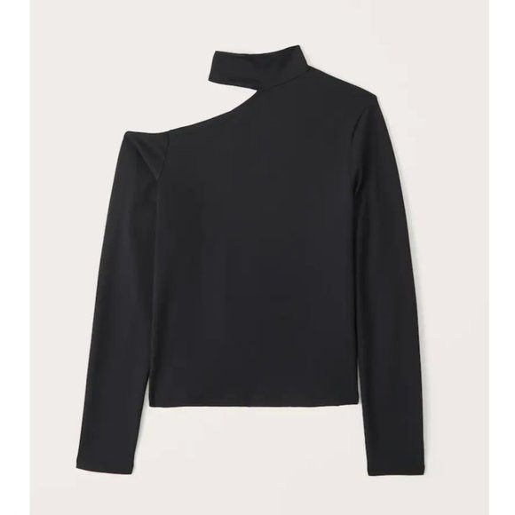 NWT A&F - Long-Sleeve Seamless Fabric Asymmetrical Cutout Top | Poshmark