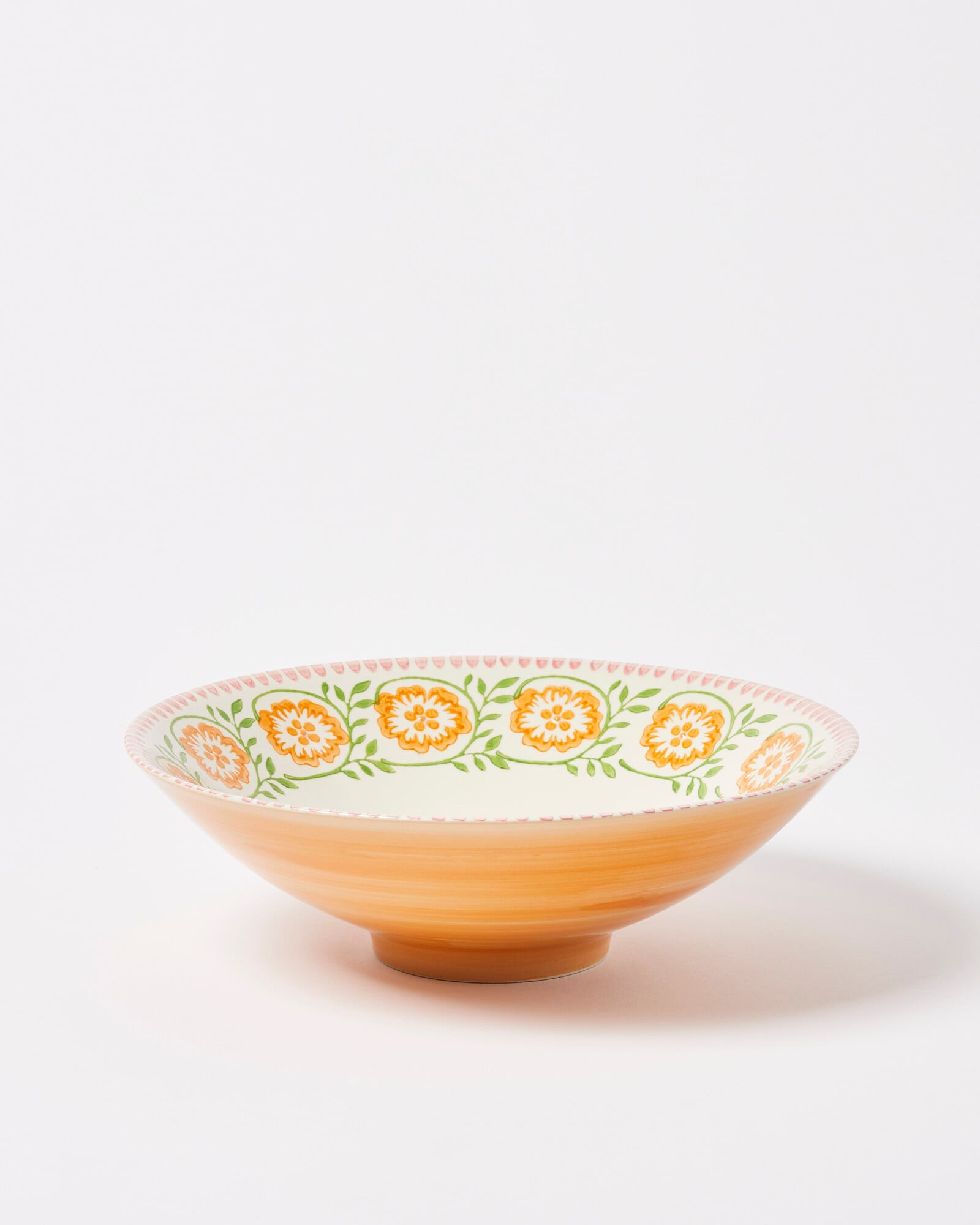 Lila Floral Ceramic Salad Bowl | Oliver Bonas | Oliver Bonas (Global)