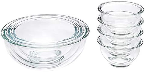 AmazonCommercial Mixing Bowls, 7 Piece Set, Lids Not Included | Amazon (US)