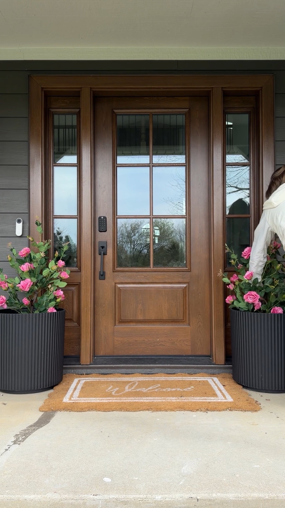 These planters and faux rose trees are STUNNING for spring porch decor!! All from Walmart 

#LTKSeasonal #LTKHome