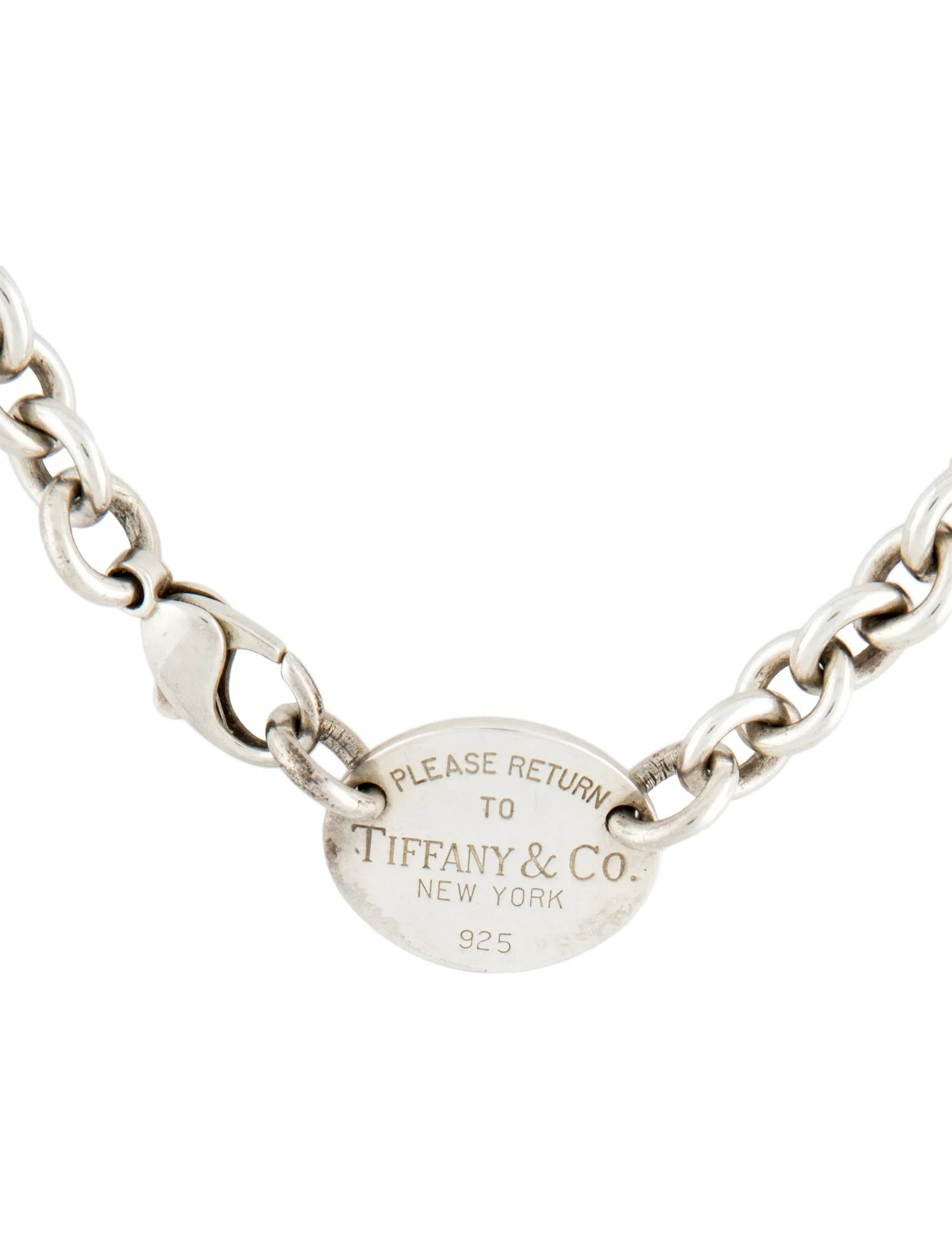 Oval Tag Necklace | The RealReal