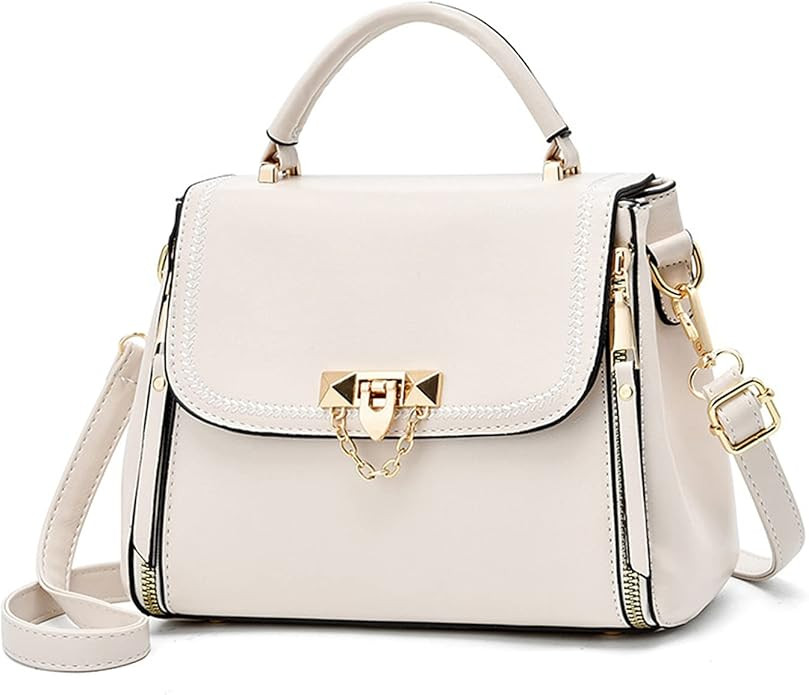 NICOLE & DORIS Small Handbags for Women Crossbody Bag Ladies Shoulder Bags PU Leather Top Handle ... | Amazon (US)