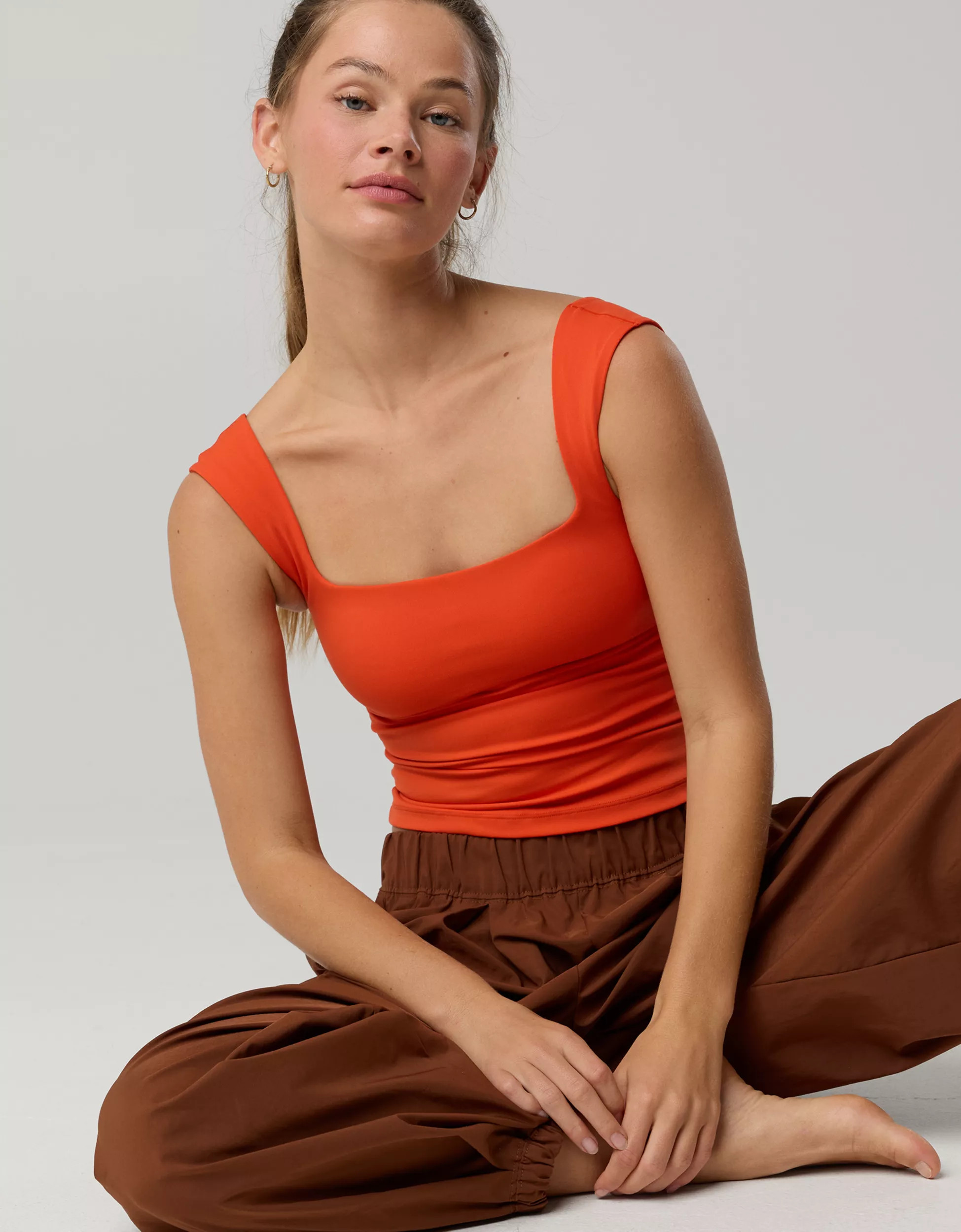 OFFLINE By Aerie Real Me Square Neck Tank Top | Aerie