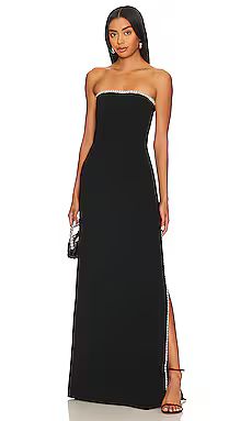 Cinq a Sept Embellished Collins Gown in Black from Revolve.com | Revolve Clothing (Global)