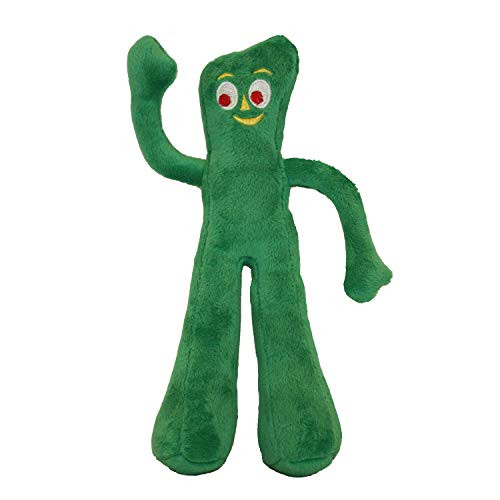 Multipet Gumby Plush Filled Dog Toy, Green, 9 inch (Pack of 1) | Amazon (US)