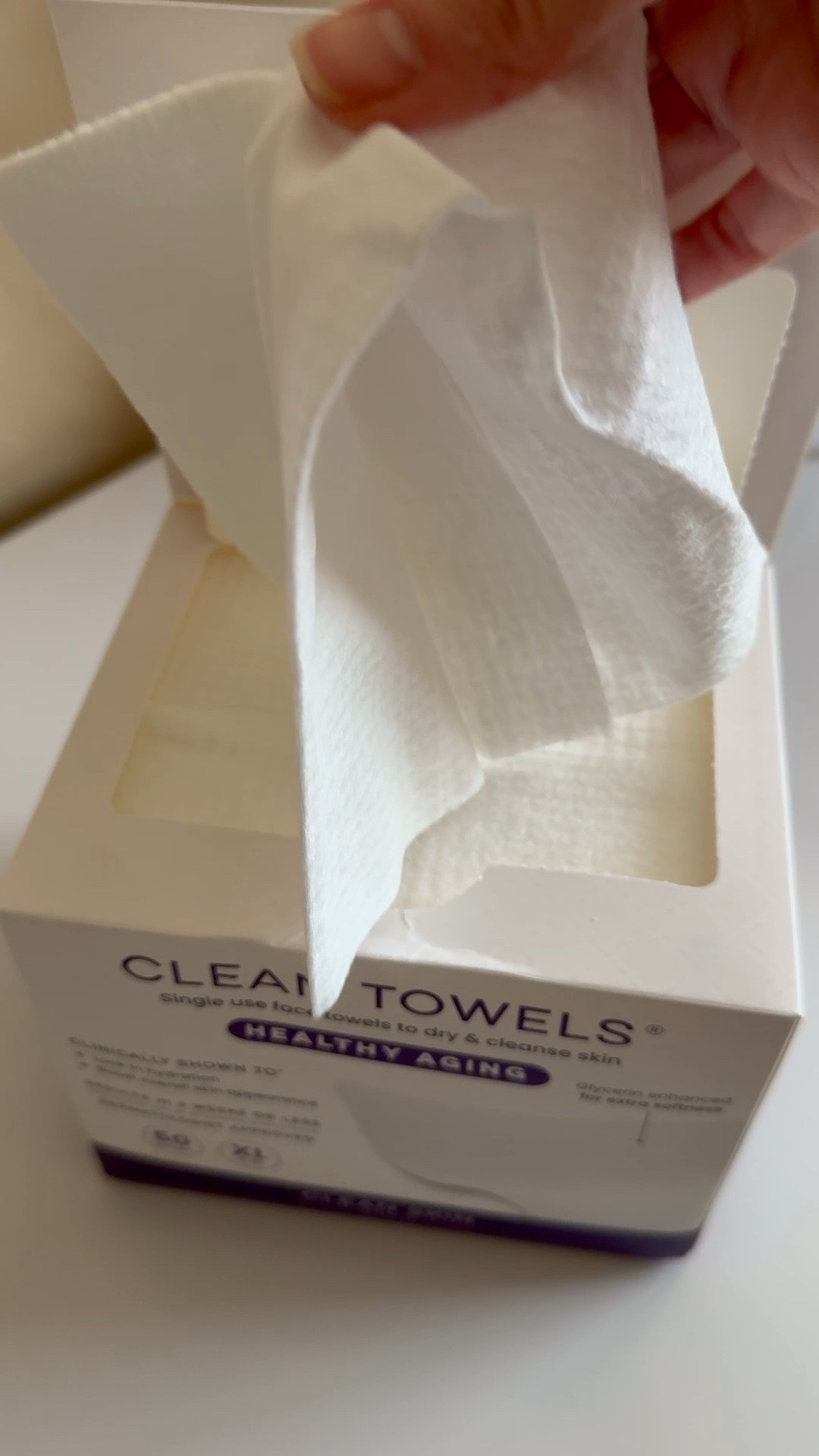 Swap out your regular fabric towels for these Clean Towels. Clinically shown to visibly improve the appearance of fine lines and wrinkles. They are enhanced with glycerin for extra softness. 30% off for Amazon Prime Day. 


CLEAN SKIN CLUB Healthy Aging Clean Towels XL, Smooths Fine Lines Wrinkles & Texture, Disposable Face Dry Wipes, Amazon prime day

#LTKBeauty #LTKselfcare #LTKOver40 #LTKmomlife #LTKSeasonal #LTKSaleAlert