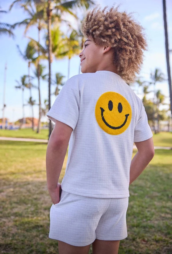 Smiley Checkered Set | Lola + The Boys