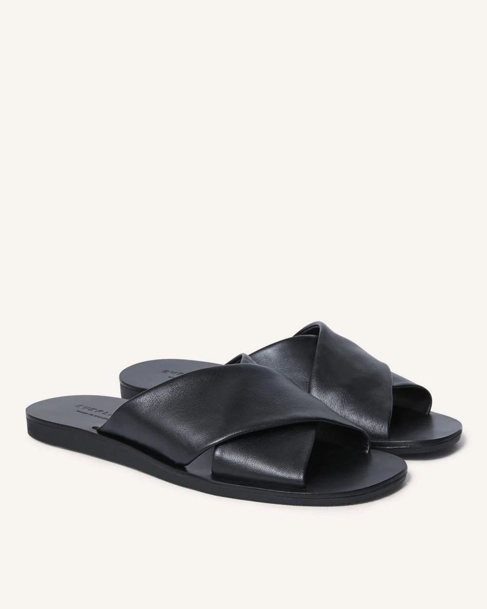 The Day Crossover Sandal | Black | Everlane