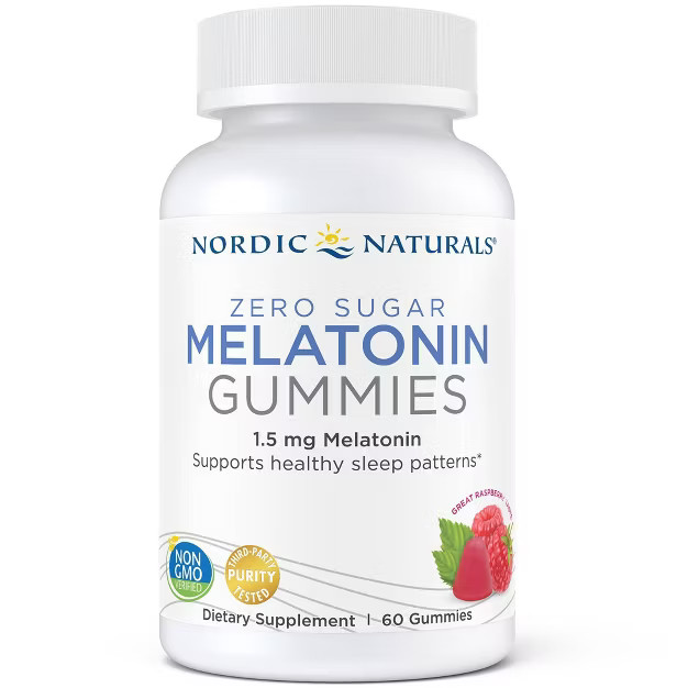 Nordic Naturals Zero Sugar Melatonin Vegan Gummies - 60ct | Target