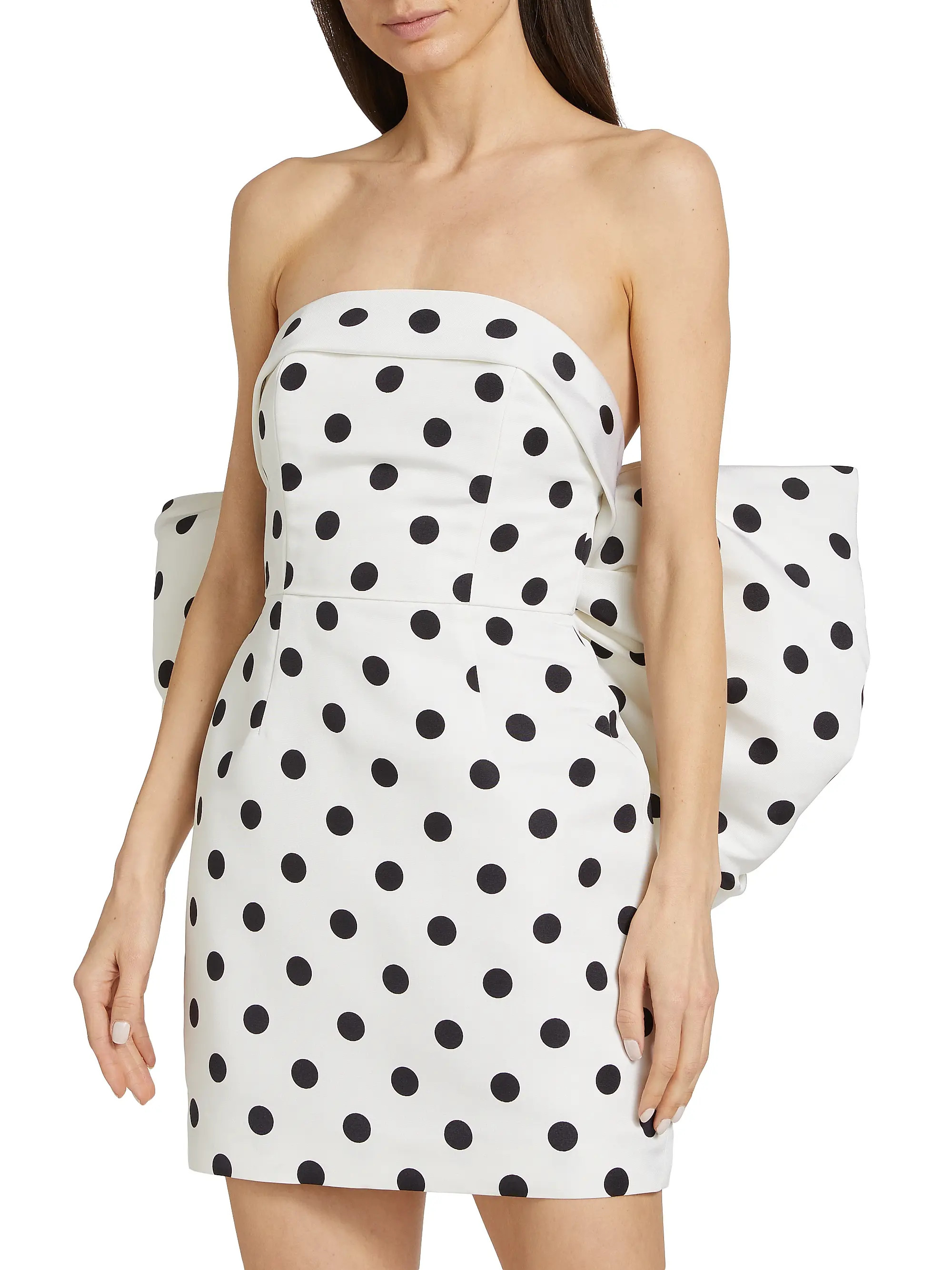 Margot Polka Dot Silk Minidress | Saks Fifth Avenue