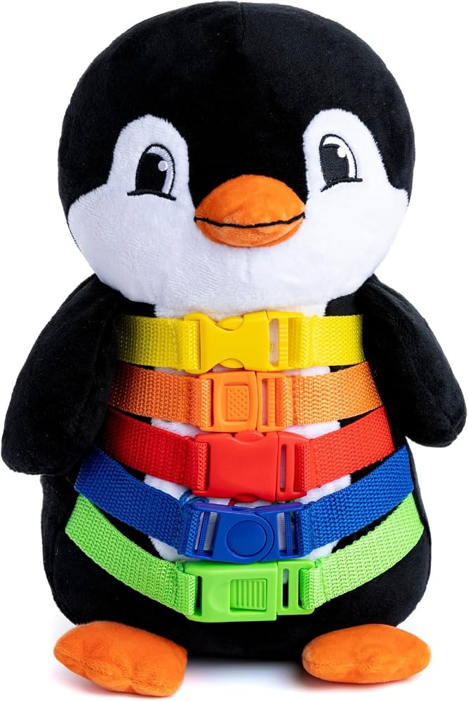 Buckle Toys Blizzard Penguin Plush Montessori Toys for Toddlers 1-3 Animal Sensory Toy to Develop... | Amazon (US)