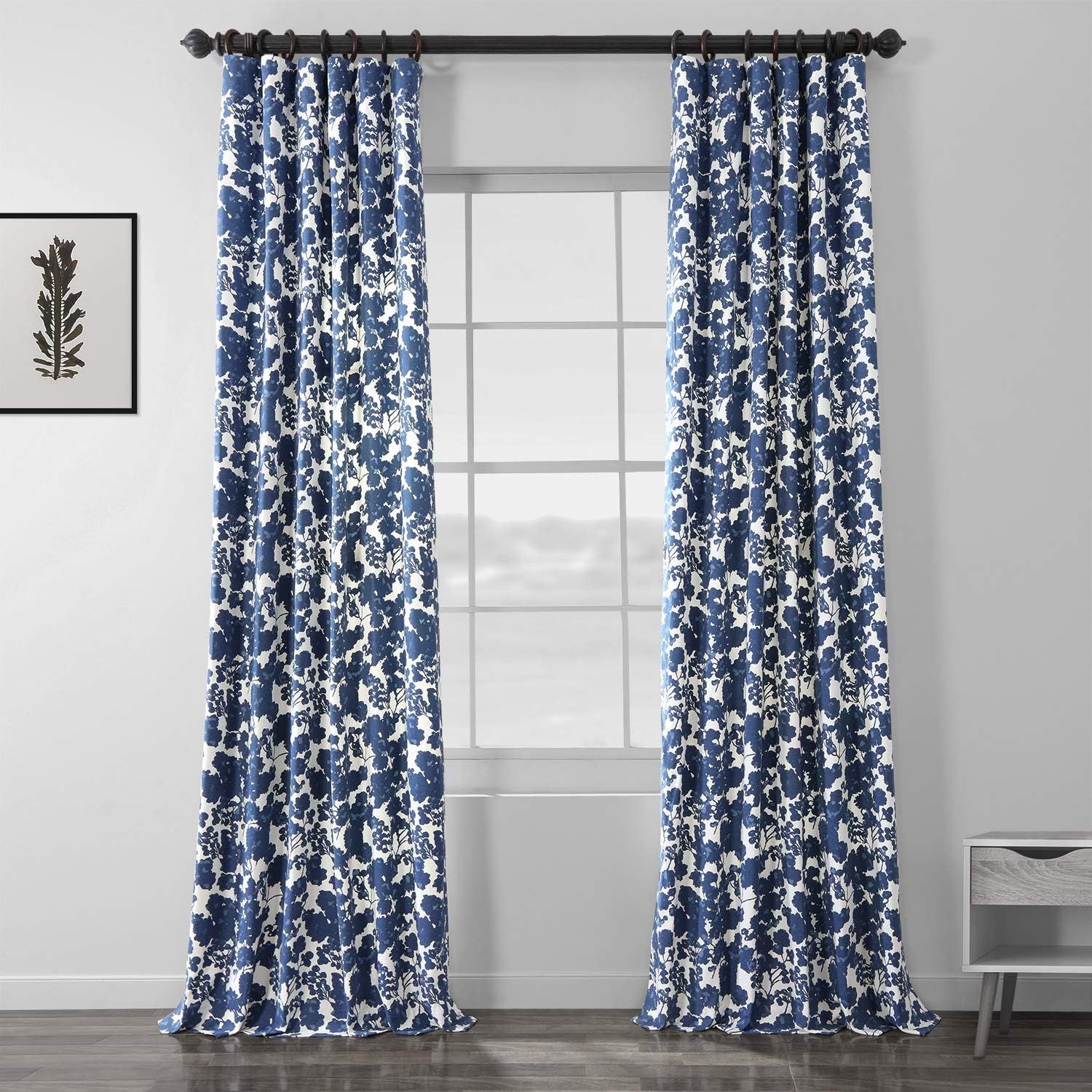 HPD Half Price Drapes Printed Cotton Room Darkening Curtains 96 Inches Long Cotton Curtains for B... | Amazon (US)