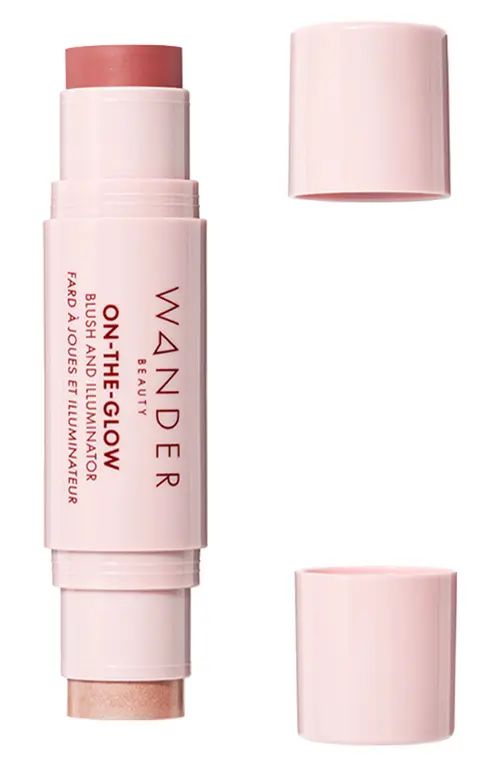 Wander Beauty On-the-Glow Blush & Illuminator in Sienna Sunset/Nude Glow at Nordstrom | Nordstrom