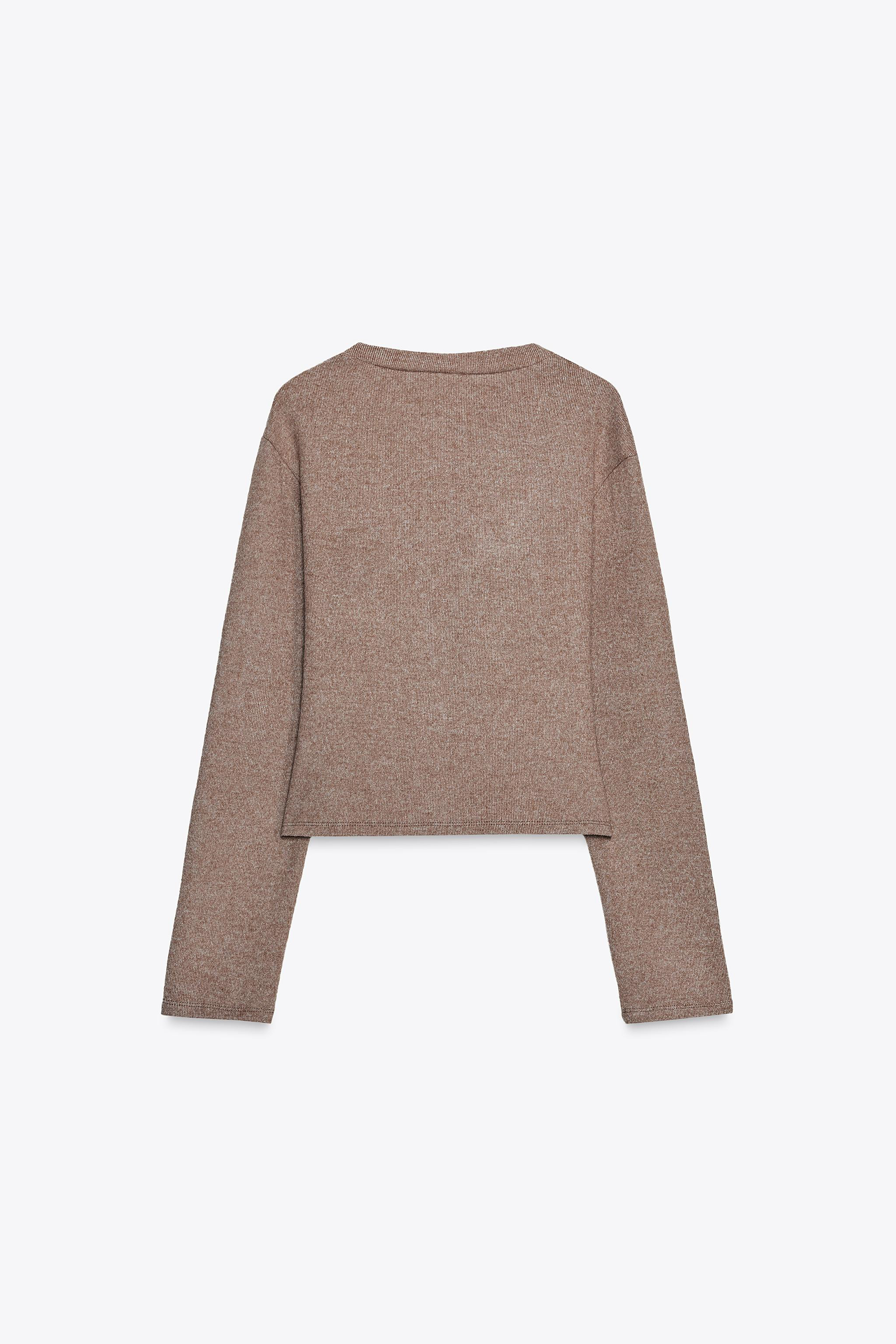 SOFT BUTTON CARDIGAN | Zara Canada