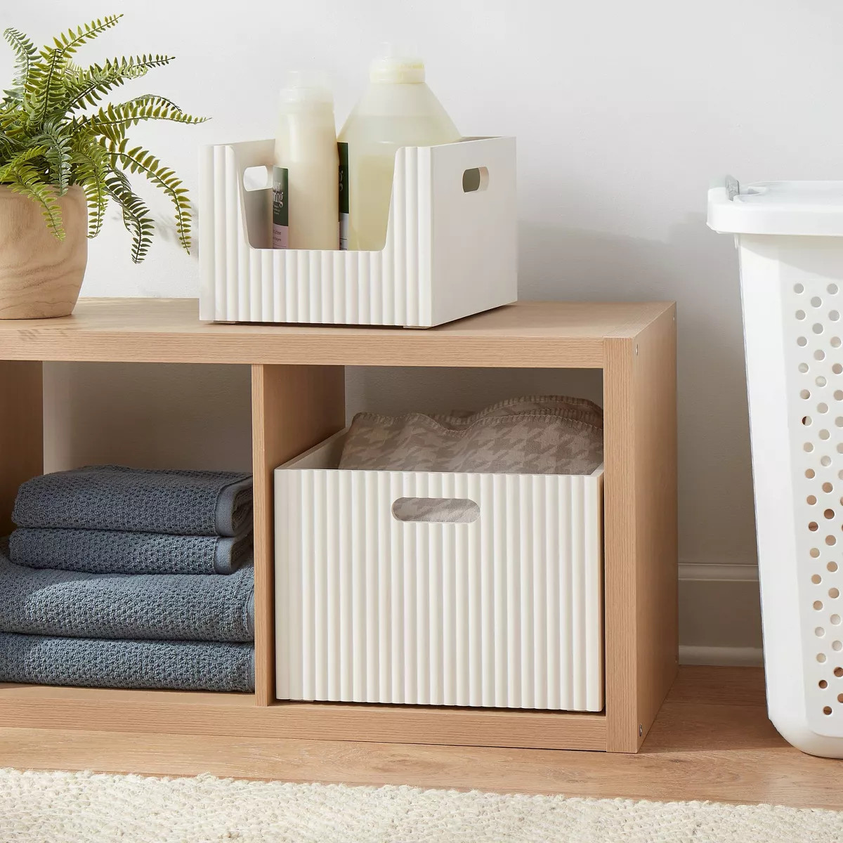 Wood Bin Large White - Brightroom™ | Target