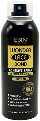 EBIN NEW YORK Wonder Lace Bond Adhesive Spray (Supreme Hold, 2.82oz/ 80ml) | Amazon (US)