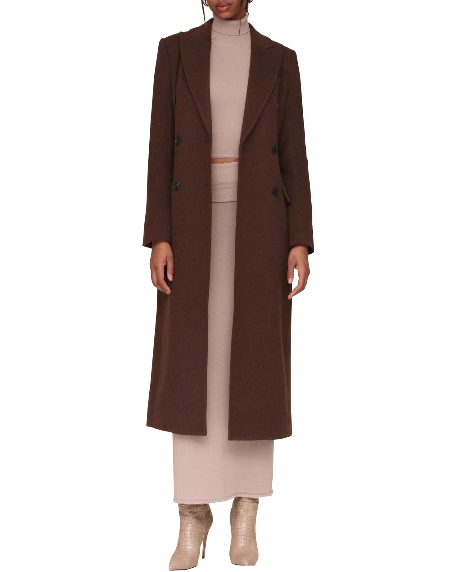 Strong Shoulder Hourglass Coat | Zappos