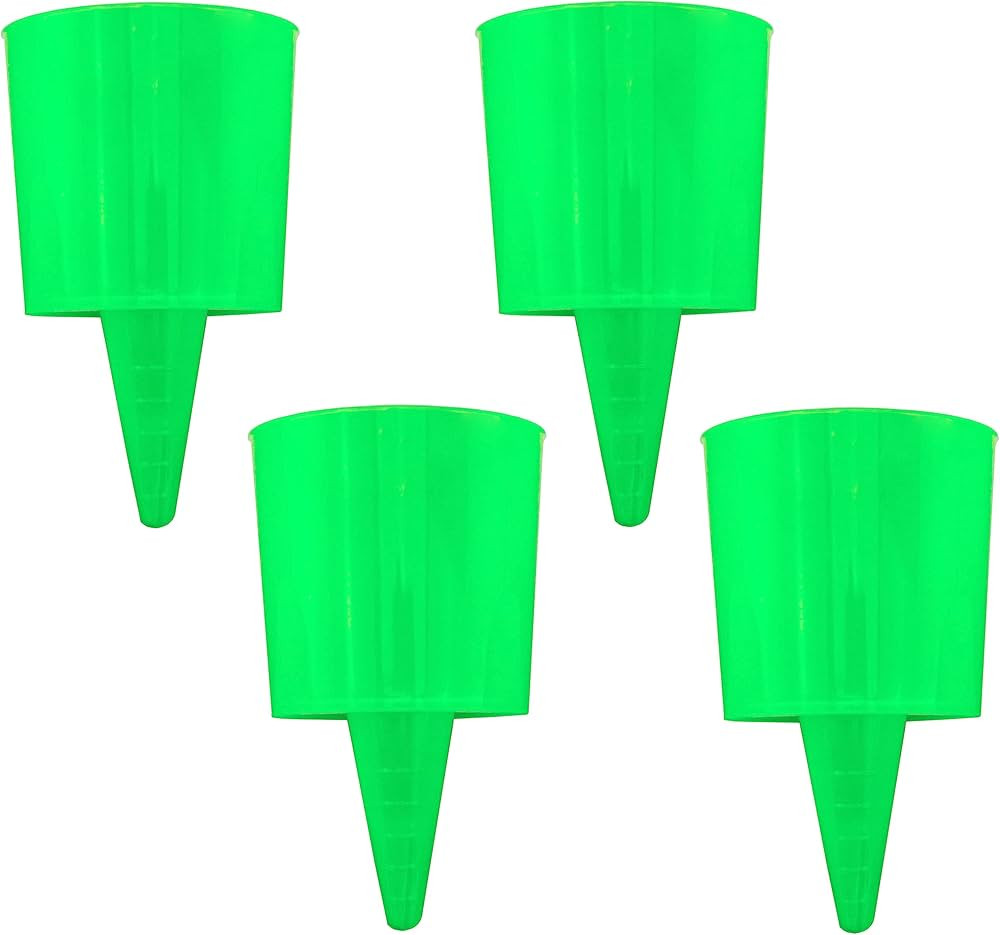 Iconikal 4-Pack Beach Sand Coaster Cup and Beverage Holder Set (Green) | Amazon (US)
