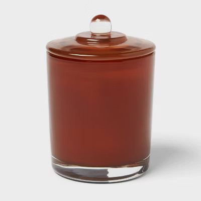 2 Wick Wooden Wick Lidded Pumpkin Bourbon Jar Candle 13oz - Threshold™ | Target