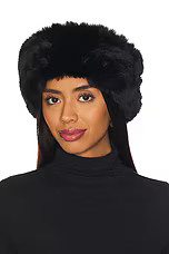 Goldbergh Froid Faux Fur Headband in Black from Revolve.com | Revolve Clothing (Global)