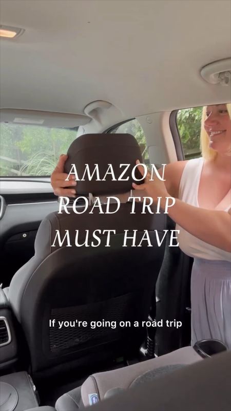 This tablet car head rest holder is a Road Trip must have!  We use it to hold the kids Nintendo Switch.  It swivels and angles so everyone in the backseat can see the screen. 

#roadtrip #travel #carmusthave #caraccessory #travelessentials #summer2024 #summervacation #amazon #amazonfinds #family 

#LTKVideo #LTKFindsUnder50 #LTKFamily