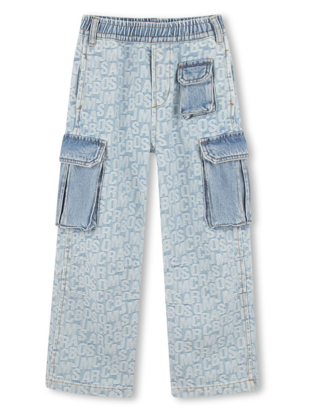 Marc Jacobs Kids logo-print jeans - Blue | Farfetch Global