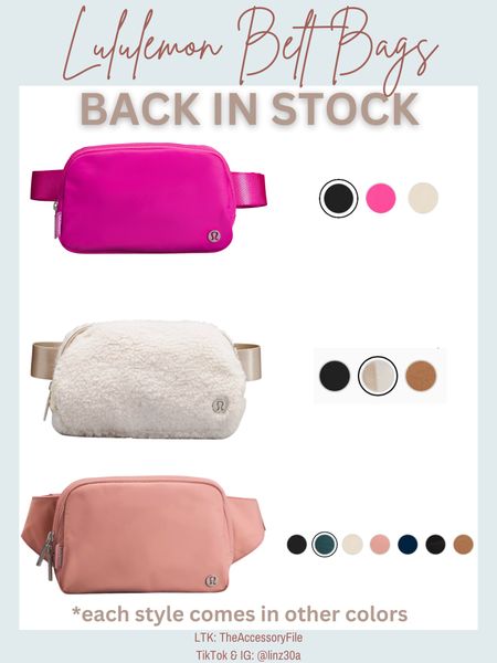 Lululemon belt bags BACK IN STOCK. THEY WILL SELL OUT AGAIN.

Belt bag, Fanny pack, crossbody bag #blushpink #winterlooks #winteroutfits #winterstyle #winterfashion #wintertrends #shacket #jacket #sale #under50 #under100 #under40 #workwear #ootd #bohochic #bohodecor #bohofashion #bohemian #contemporarystyle #modern #bohohome #modernhome #homedecor #amazonfinds #nordstrom #bestofbeauty #beautymusthaves #beautyfavorites #goldjewelry #stackingrings #toryburch #comfystyle #easyfashion #vacationstyle #goldrings #goldnecklaces #fallinspo #lipliner #lipplumper #lipstick #lipgloss #makeup #blazers #primeday #StyleYouCanTrust #giftguide #LTKRefresh #LTKSale #springoutfits #fallfavorites #LTKbacktoschool #fallfashion #vacationdresses #resortfashion #summerfashion #summerstyle #rustichomedecor #liketkit #highheels #Itkhome #Itkgifts #Itkgiftguides #springtops #summertops #Itksalealert #LTKRefresh #fedorahats #bodycondresses #sweaterdresses #bodysuits #miniskirts #midiskirts #longskirts #minidresses #mididresses #shortskirts #shortdresses #maxiskirts #maxidresses #watches #backpacks #camis #croppedcamis #croppedtops #highwaistedshorts #goldjewelry #stackingrings #toryburch #comfystyle #easyfashion #vacationstyle #goldrings #goldnecklaces #fallinspo #lipliner #lipplumper #lipstick #lipgloss #makeup #blazers #highwaistedskirts #momjeans #momshorts #capris #overalls #overallshorts #distressesshorts #distressedjeans #whiteshorts #contemporary #leggings #blackleggings #bralettes #lacebralettes #clutches #crossbodybags #competition #beachbag #halloweendecor #totebag #luggage #carryon #blazers #airpodcase #iphonecase #hairaccessories #fragrance #candles #perfume #jewelry #earrings #studearrings #hoopearrings #simplestyle #aestheticstyle #designerdupes #luxurystyle #bohofall #strawbags #strawhats #kitchenfinds #amazonfavorites #bohodecor #aesthetics 



#LTKunder50 #LTKGiftGuide #LTKitbag