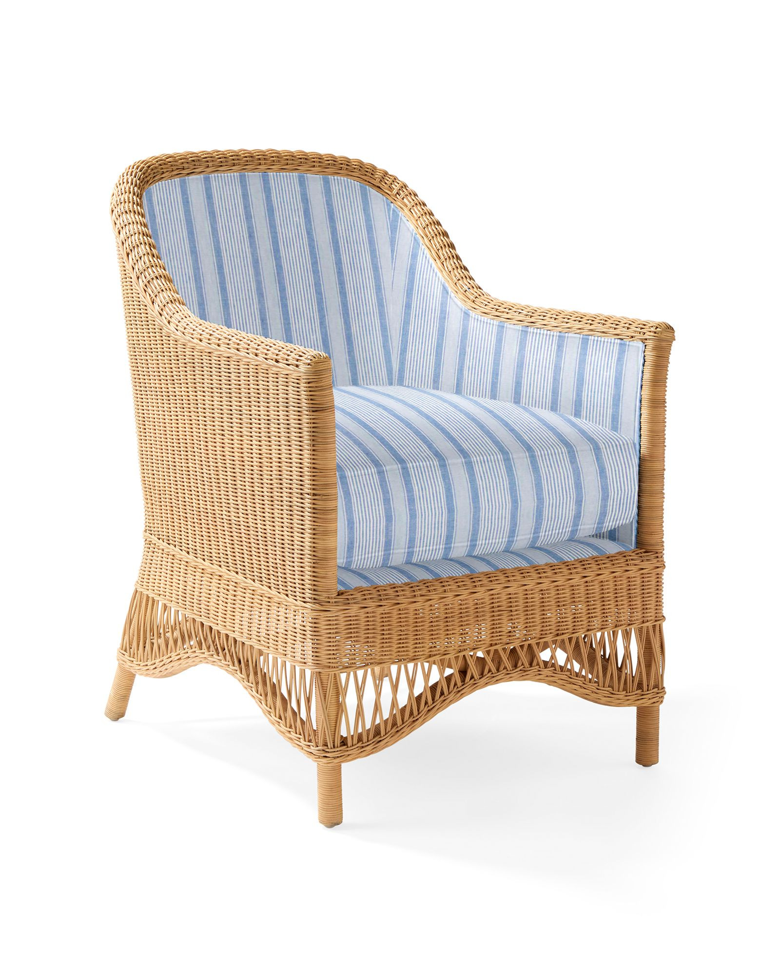 Sconset Rattan Chair | Serena and Lily