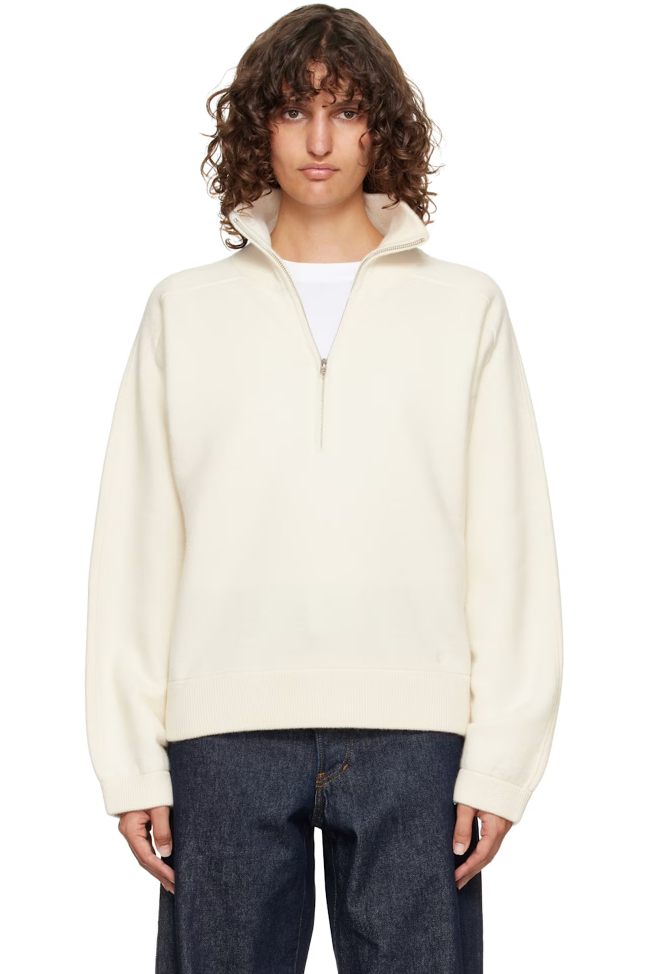Off-White Dries Cashmere Zipped Sweater | SSENSE