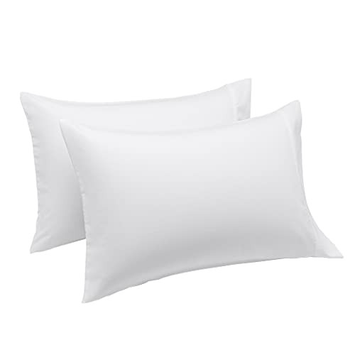 Amazon Basics Lightweight Super Soft Easy Care Microfiber Pillowcase, Standard, Bright White 2 Co... | Amazon (US)