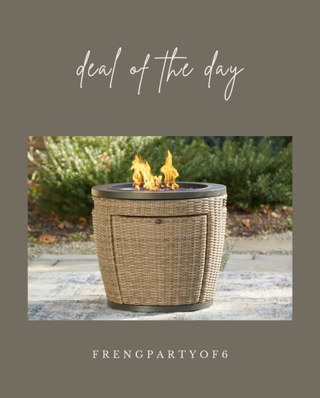 55% off this pretty fire pit! I know some of you have been looking for a fire pit that holds the propane tank inside. Almost everything under $500 is sold out, but this one is in stock 🙌

#LTKHome #LTKSeasonal #LTKSaleAlert