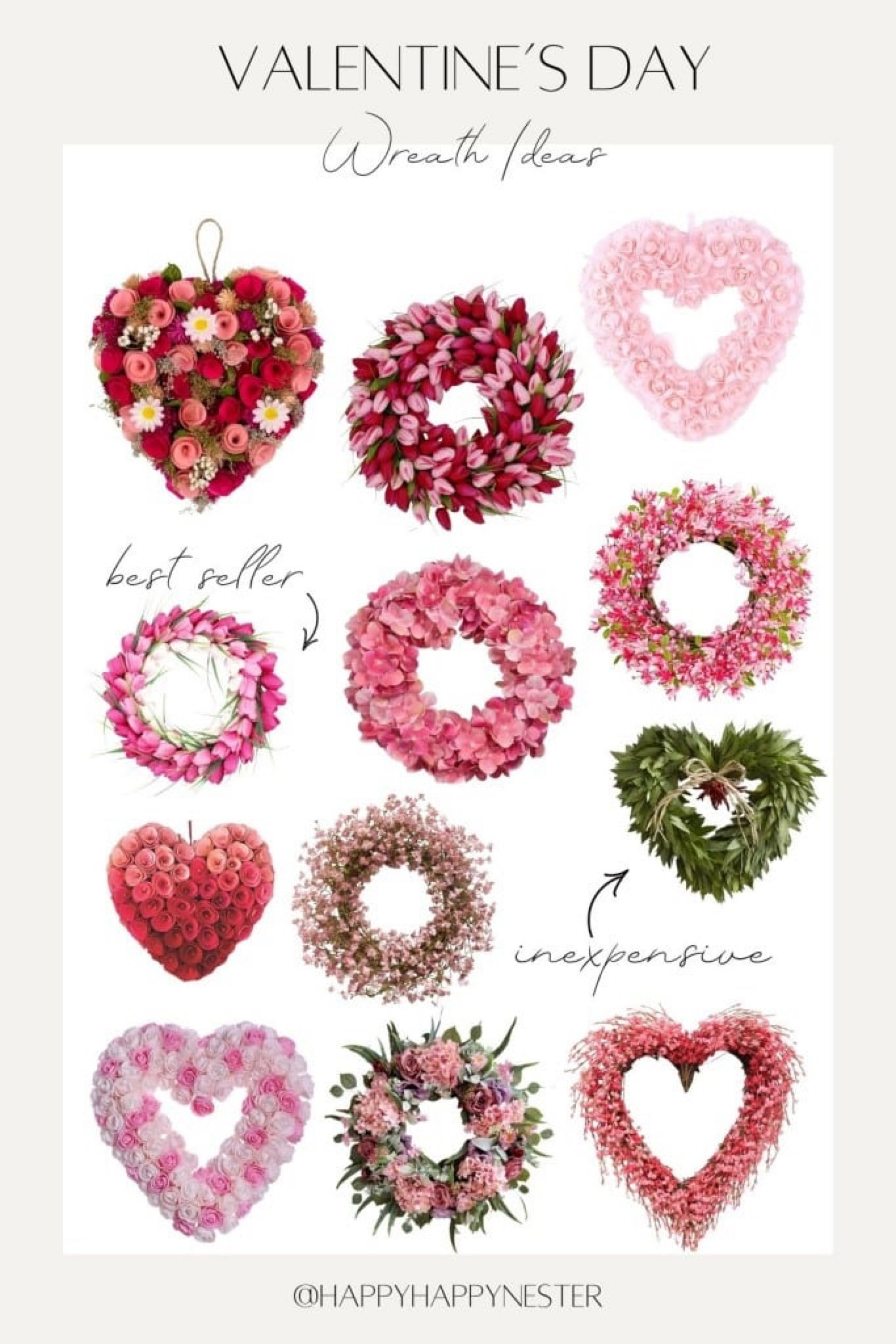https://happyhappynester.com/valentines-day-wreath-ideas/