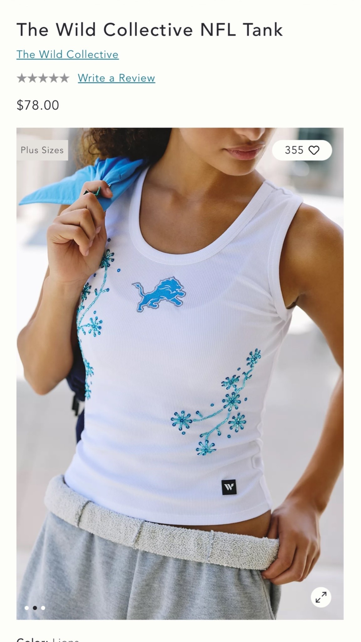 The CUTEST Detroit Lions Tank!!! 🩵

#LTKootd