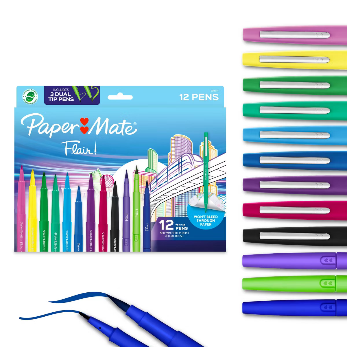Paper Mate Med/Dual 12ct MultiPack | Target