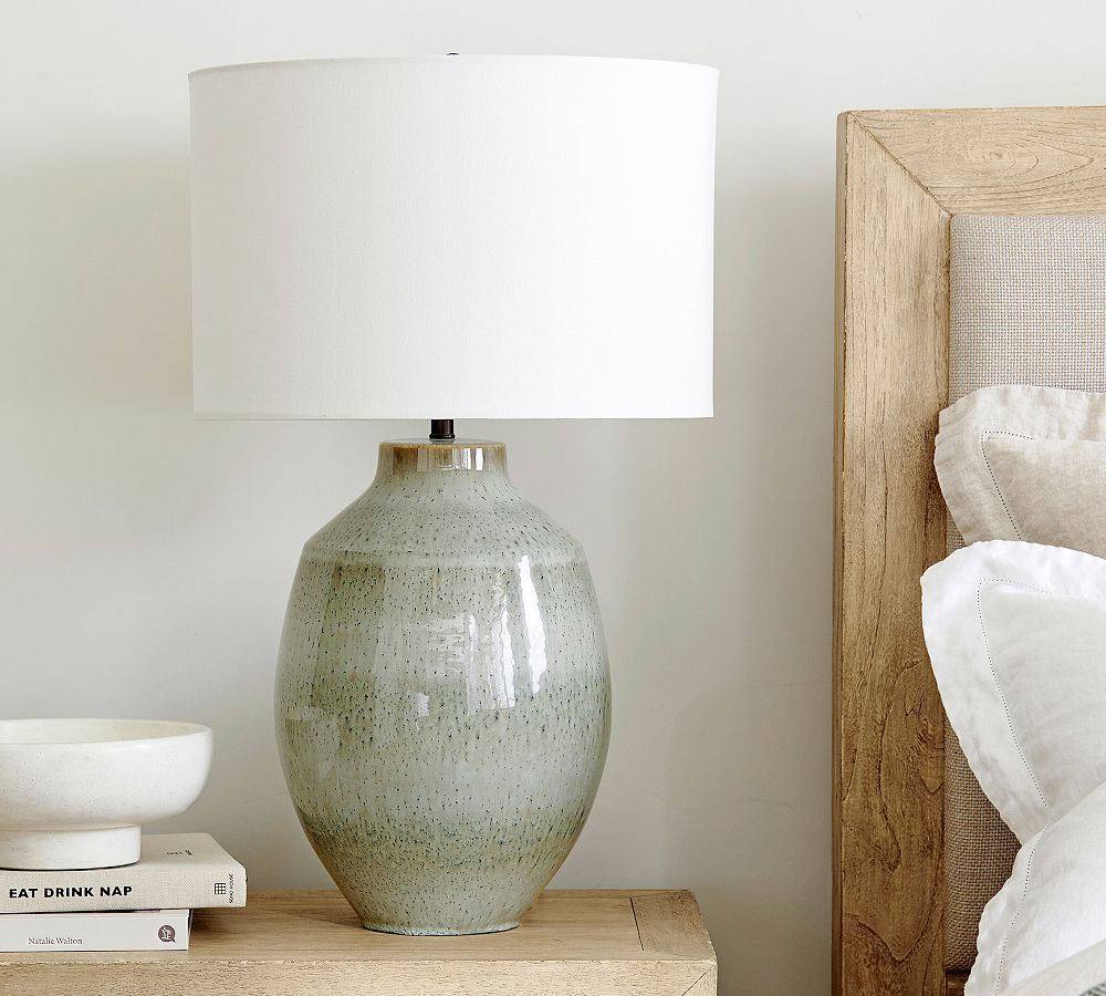 Ezra Ceramic Table Lamp (22"-30") | Pottery Barn (US)