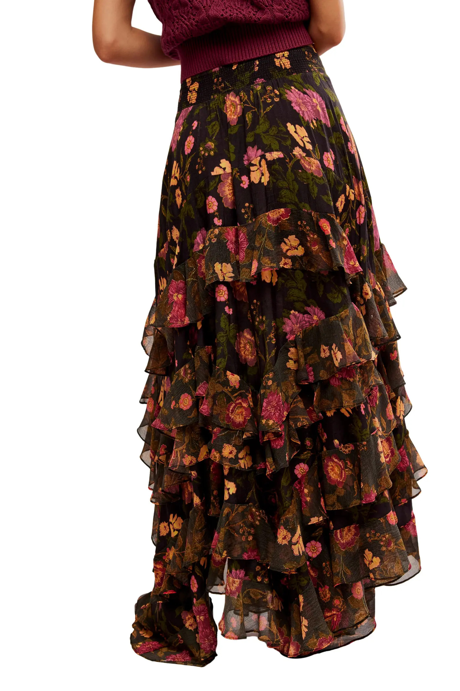 Lolita Floral Ruffle Maxi Skirt (Women) | Nordstrom | Nordstrom